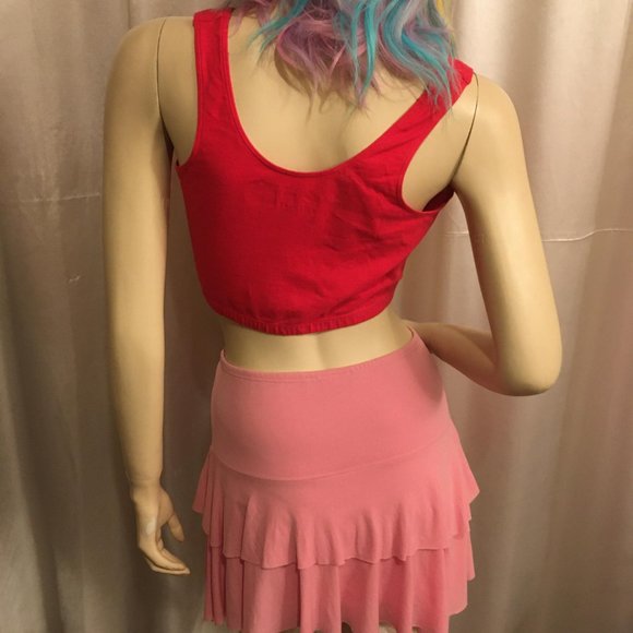 ADORABLE new vintage y2k hoodie and crop top with my melody and crystal hearts! - Picture 10 of 15